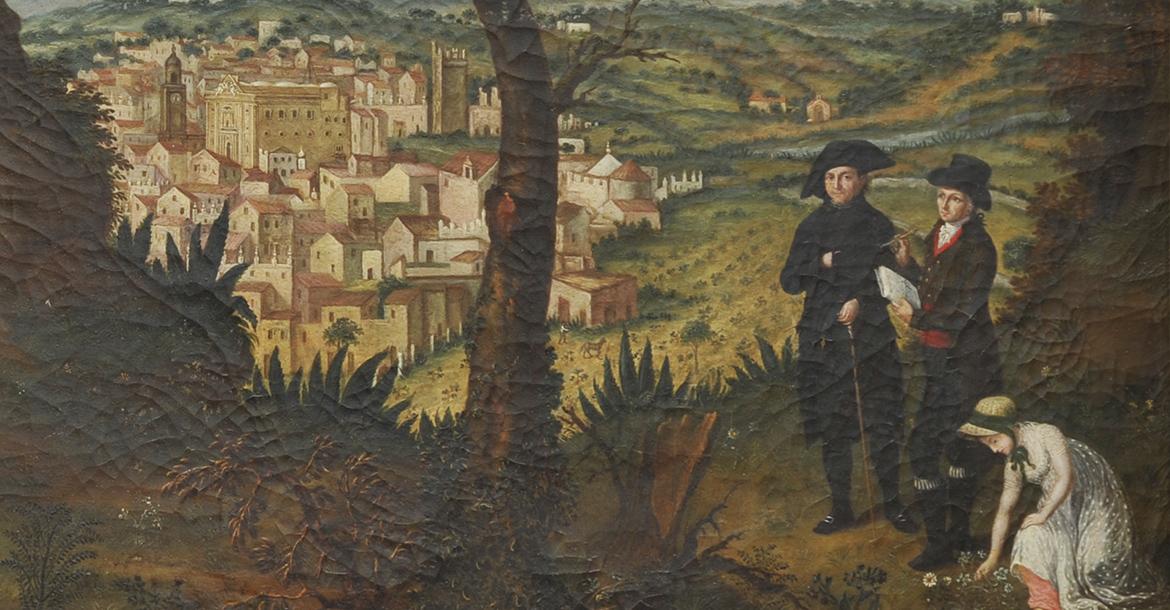 Paisaje de Chiclana de la Frontera, de Franz Xavier Riedmayer 